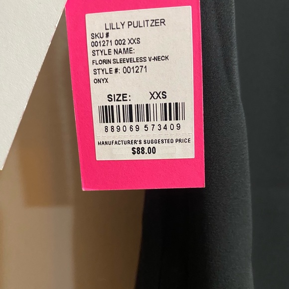 Lilly Pulitzer Size XXS Florin Sleeveless V-Neck - Picture 3 of 5